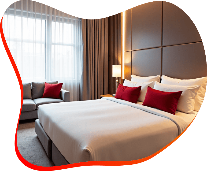 Успешный отель с довольными гостями